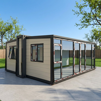 Casa Contenedor Modular Prefabricada de Acero de 40 pies, Moderna, Expandible, Lista para Habitar, Transpirable, con 5 Años de Garantía y Color Personalizado