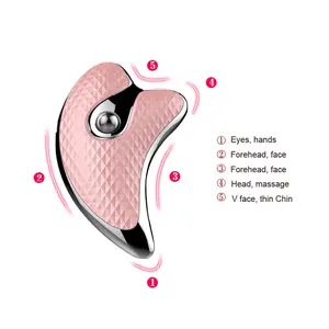 Mini Electric Dolphin Scraper Electric Vibration Heating Beauty Instrument Facial Lifting Massage For Women