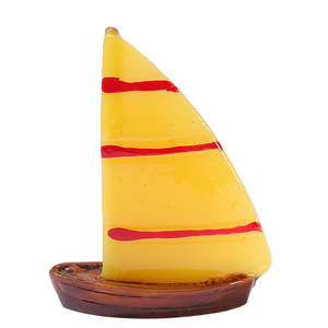 ZAKKA <b>Miniature</b> Resin Sailboats Model Craft Home Decoration Artistic Ornament Irregular Shape WX-56 - Product Image 5