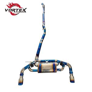 Escape Trasero Vortex Blue Titanium para BMW 228i F22 F23 N20 2.0T 2014–2022 con Tubo en X y Catalizador, Sin Ruido Excesivo - Product Image 1