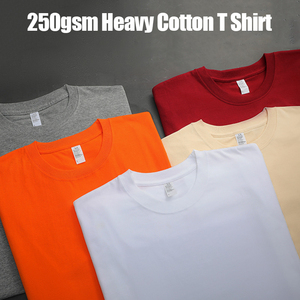 T-shirt blanc vente en gros personnalisé 100% coton t-shirt impression logo pour hommes t-shirts unis imprimé blanc noir t-shirt - Product Image 4