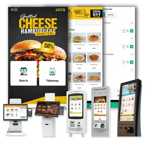 Hot Selling Selbstbedienung kiosk Self Check Out Kiosk Software System Kiosk Café Fast Food und Restaurant Bestell system