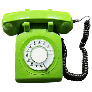 Téléphone fixe à cadran rotatif, téléphone fixe avec <span class=keywords><strong>répondeur</strong></span>, ancien téléphone fixe, images de téléphones fixes - Product Image 1