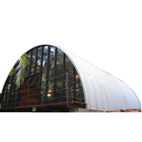 Bâtiments à structure en acier, hangar Quonset, garage, maison à toit métallique Quonset, atelier à toit métallique à jointure vissée