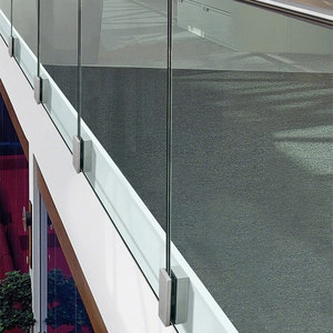 CBMmart Best Sale Modern Customized Design Balcony <strong>Glass</strong> Railing Aluminium Handrail <strong>Balustrade</strong> For Stairs - Product Image 5