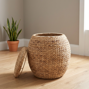 Boho Eco-Friendly Multifunction <b>Storage</b> Baskets 631_2 Bathroom Wire Pantry Cabinet Handwoven Onion Portable Pop <b>Hamper</b> Bread - Product Image 4