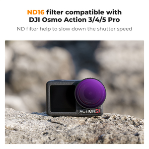 <span class=keywords><strong>Filtre</strong></span> CPL ND <span class=keywords><strong>Black</strong></span> Diffusion 1/4 pour caméra d'action K&F Concept, compatible avec DJI Osmo Action 4/5 <span class=keywords><strong>Pro</strong></span> HD, multi-couches - Product Image 1