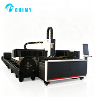 Machine de découpe laser à fibre numérique automatique CNC 4 axes 3015 1530 1500W pour tubes et tôles d'acier – Prix compétitif