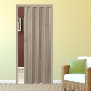 Porta Pieghevole Moderna in PVC con Venature in Rilievo 215x84 Cm Spessore 3 Cm Maniglia Inclusa - Product Image 6