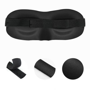 Masque de sommeil 3D naturel en gros pour les yeux, cache-yeux portable doux pour femmes et hommes, bandeau de voyage, 1 pièce - Product Image 2