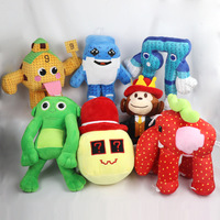 Peluches Éléphant Fraise Brodé Super Doux 20-30cm Steal Brainrot Jandel
