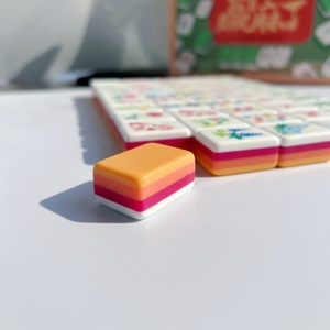 Juego de Mahjong Judío Americano de Lujo, Adecuado para Entretenimiento Diario y como Regalo, con Fichas de Mahjong de Acrílico - Product Image 4