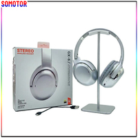 Headphone Bluetooth Nirkabel Portabel Lipat dengan Bass Mendalam untuk Olahraga, Gaming, dan E-sports.