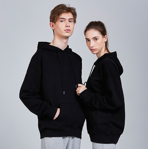 เสื้อฮู้ดผ้าฝ้ายแบบสวมหัวสำหรับผู้ชายและผู้หญิงเสื้อฮู้ดผ้าฝ้ายพิมพ์ลายพัฟโอเวอร์ไซส์ - Product Image 1