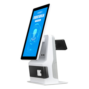 <span class=keywords><strong>Caisse</strong></span> <span class=keywords><strong>enregistreuse</strong></span> tactile double écran Junrong Z822 blanche/noire pour supermarché et restauration, avec scanner et imprimante intégrés, terminal de paiement intelligent tout-en-un en libre-service - Product Image 3