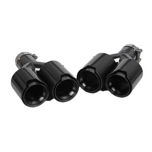 For M Modified Carbon Fiber Mirror <b>Polished</b> 1.5mm Exhaust Tip for <b>Car</b> Rundu Exhaust Tips Carbon Fiber Exhaust Tip for M Modified - Product Image 6
