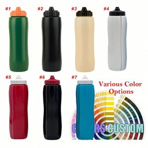 Custom Logo BPA Free 1000ml <b>Plastic</b> <b>Squeeze</b> <b>Bottle</b> Wholesale Custom Drinking Cup 32oz Cycling Sports <b>Squeeze</b> Water <b>Bottle</b> - Product Image 2