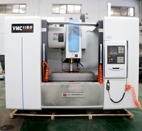 Centro de Mecanizado CNC de 4 Ejes VMC1160, Fresadora Vertical Automática de Metal, Sistema de Control GSK, BT40 Simple, de Alta Resistencia