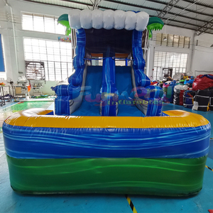 Château gonflable commercial pour enfants en plein air, combo de saut, toboggan, trampoline, château gonflable, trampoline gonflable - Product Image 3
