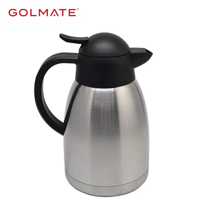 Golmate Großvolumige Kaffeekanne aus Edelstahl 1,0L 1,5L 2,0L Isolierter Wasserkrug Langlebiger Kaffeebehälter für Gewerbliche Nutzung - Product Image 4