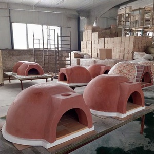 Horno <span class=keywords><strong>de</strong></span> Pizza <span class=keywords><strong>de</strong></span> <span class=keywords><strong>Leña</strong></span> y Carbón Multifuel, Ladrillo Refractario, Alta Temperatura 500°C, Cúpula Redonda para Pequeños Restaurantes y Uso en B&B - Product Image 1
