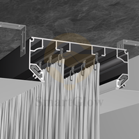 Profilé en aluminium pour plafond tendu sur mesure en Ukraine, rail de tension pour rideau en tissu, profilé en aluminium pour plafond tendu