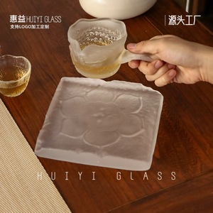Benefit Lotus Cold Moon Thickened Glass Teapot <b>Stand</b> Heat Resistant For <b>Tea</b> Ceremony Home Use - Product Image 3