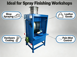 Nouvelle machine à <span class=keywords><strong>rideau</strong></span> d'eau en fer FS-900A avec <span class=keywords><strong>moteur</strong></span> et engrenage 800W pour la peinture automatique des surfaces <span class=keywords><strong>de</strong></span> chaussures 220V Garantie 1 an - Product Image 4
