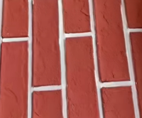 Revestimiento Decorativo Moderno con Textura de Panel Contorneado, Simulación de Mampostería Antigua, Fácil Instalación, para Hoteles, Escaleras, Dormitorios, Gimnasios