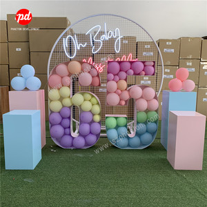 Letras de mosaico decorativas para fiesta de cumpleaños, números de letras de globo de amor para suministros de boda - Product Image 5
