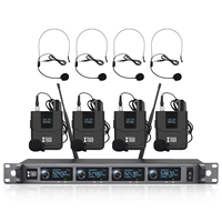 Microphone dynamique professionnel XTUGA A140, micro-cravate sans fil UHF 6,35 mm avec pince cravate, prix de gros d'usine en Chine pour le karaoké