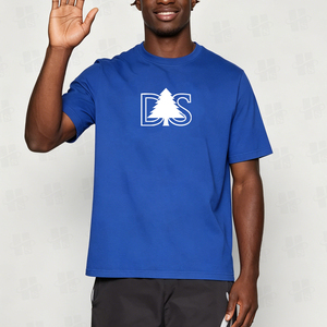 Camisetas Deportivas de Lujo Personalizadas al por Mayor, de Corte Holgado, con Estampado Serigrafiado, Cuello Acanalado Grueso, Color Sólido, para Hombre, de Alta Calidad - Product Image 4