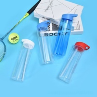 Custom LOGO 700ml Plastic Tumbler Cheap Sport bouteille d'eau sans BPA enfants tumbler avec couvercle et paille