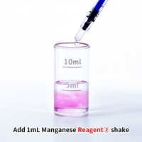 Kit de test du manganèse JUBWAY B44-30 0,5-20 mg/L pour les eaux usées industrielles, les eaux souterraines des mines, détection rapide du Mn2+, réactif liquide