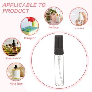 Frascos de Perfume de Vidrio Transparente de 2ml 3ml 5ml 10ml con Pulverizador, Envase Pequeño - Product Image 3