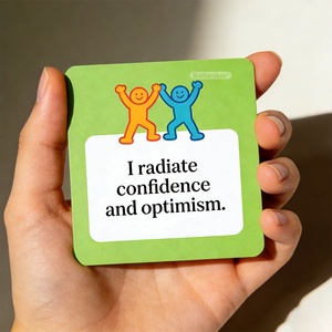 Carte di Affermazione Personalizzate OEM, Carte Quotidiane di Mindfulness e Amore per Sé Stessi in Formato Cartaceo - Product Image 1