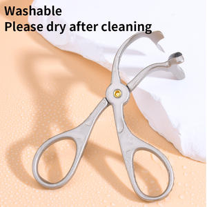 Precisie Carbon Steel Wimperkruller <span class=keywords><strong>Re</strong></span>-Lift Instant Wimperkruller voor Korte Wimpers Zilver HONGSTARS - Product Image 6