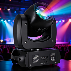 Projecteur Mobile MINGJIE 120W, Lyre Éclairage Scène avec Prisme 18 Facettes, 8 Gobos & 8 Couleurs, DMX512 Son Activé pour Mariage Bar - Product Image 2