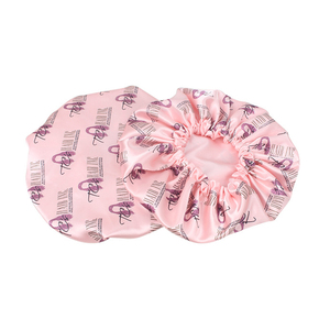 Gorro de satén de talla grande <span class=keywords><strong>con</strong></span> Logo, para dormir, <span class=keywords><strong>pelo</strong></span> largo, marca privada - Product Image 6