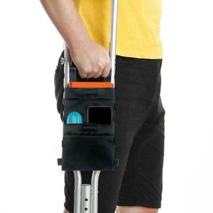Waterproof Pocket Organizer with Drink Holder Crutch Cup Holder Crutch Bag - Product Image 3