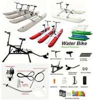 Vélo aquatique gonflable rond à deux places avec cadre en aluminium, adapté aux eaux peu profondes, disponible pour les excursions, de Chine Lumark Direct