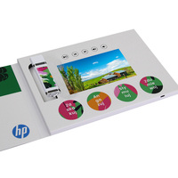 Carte d'invitation vidéo avec écran Lcd TFT, 1 pièce, Module de broche vidéo professionnelle, carte de vœux numérique