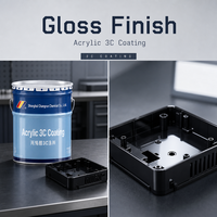 Revêtement supérieur acrylique à base d'eau, séchage rapide, haute brillance, durable, conforme 3C, résistant aux hautes températures, pour l'électronique (ACS-AHT-W)