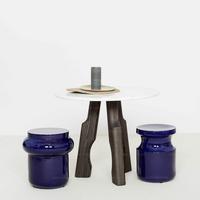 2026 Idao Table d'appoint, tabouret, chaise extensible, tables basses en verre, design moderne et minimaliste, pour salle à manger, salon, maison