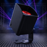 Projecteur LED Slim 18W DMX512 Alimenté par Batterie 6-en-1/4-en-1 Lumière de Scène à Faisceau