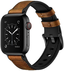 Haute Qualité Arriver <span class=keywords><strong>Amazon</strong></span> Chaude Marron Couleur Ultra Mince Rétro <span class=keywords><strong>Bracelet</strong></span> En Cuir pour <span class=keywords><strong>Apple</strong></span> Montre <span class=keywords><strong>bracelet</strong></span> de montre - Product Image 2