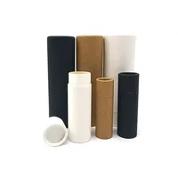 Emballages en carton biodégradables à 100 %, contenants pour déodorants en stick, tubes en papier pour baume à lèvres