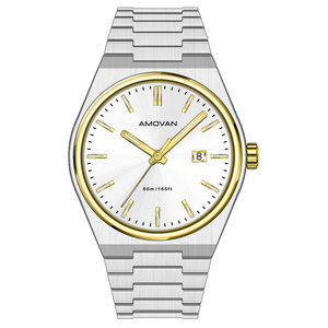 Montre en Acier de Précision Minimaliste Personnalisée pour Homme Vente en Gros, Cadran à Quartz de Luxe avec Affichage par Aiguilles, Bracelet Couronne de Position Professionnelle - Product Image 2