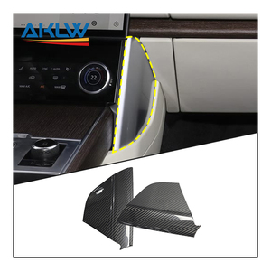 Pour 2023 + Land <span class=keywords><strong>Rover</strong></span> <span class=keywords><strong>Range</strong></span> <span class=keywords><strong>Rover</strong></span> Vogue accessoires intérieurs de voiture en Fiber de carbone véritable panneau décoratif de contrôle Central - Product Image 1