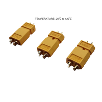 Batterie au lithium 36V 24V, connecteur XT60 mâle/femelle 14AWG 12AWG en cuivre, prise d'alimentation 2 broches pour voiture, adaptateur AC/DC
